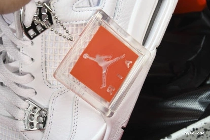 Hyperoad MENS JORDAN RETRO AIR WHITE “PURE 4 MONEY” 1118